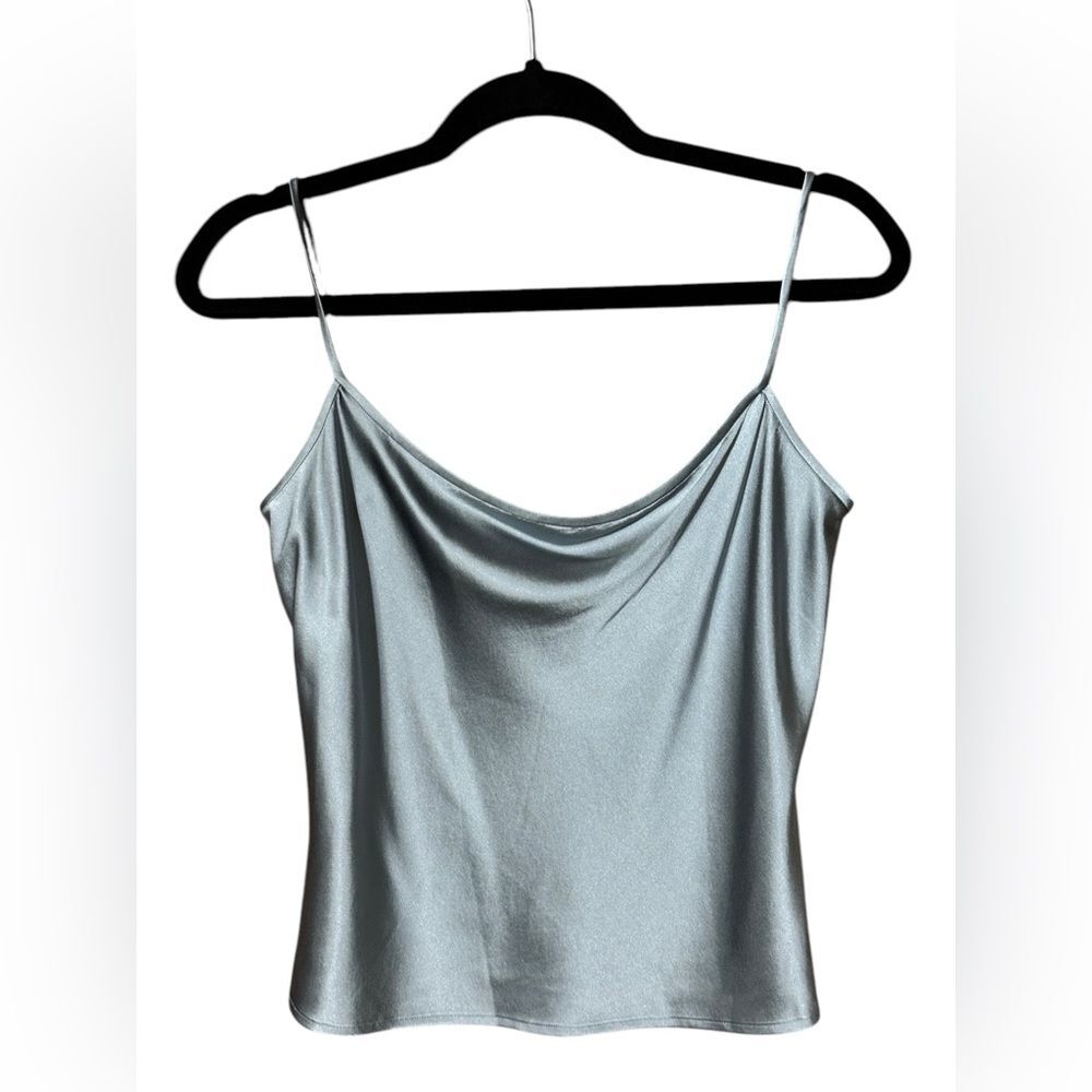 St. John Silver Gray Cami Camisole Size 8